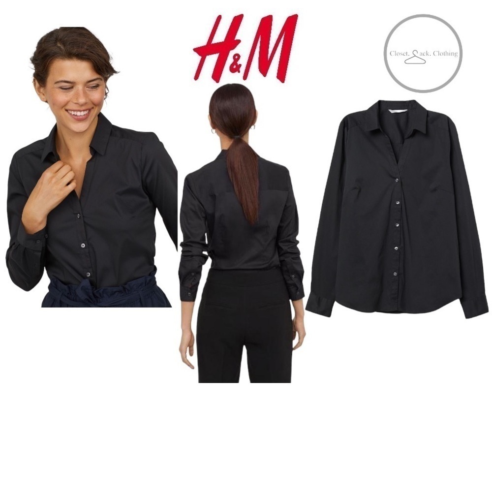 𝅺H&M V-neck Shirt Size Medium